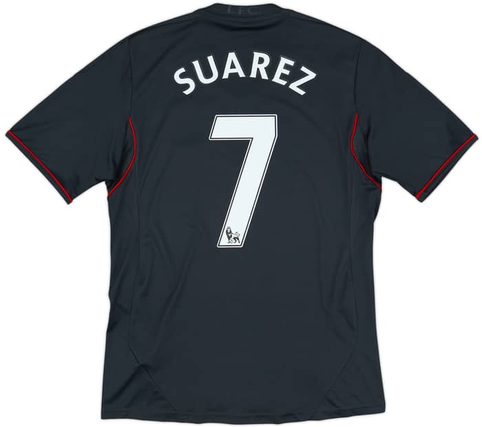 2011-12 Liverpool Away Shirt Suarez #7 - 8/10 - (S)