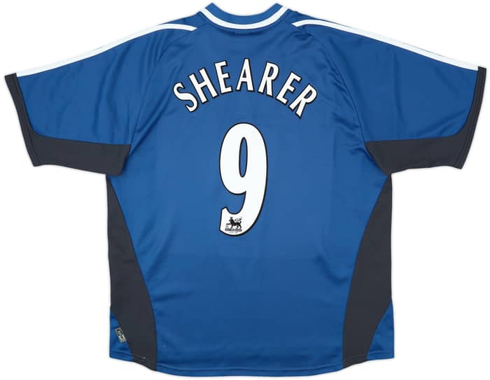 2001-02 Newcastle Away Shirt Shearer #9 - 9/10 - (XXL)