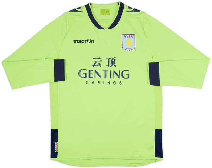 2012-13 Aston Villa Away L/S Shirt Petrov #19 - 9/10 - (M)