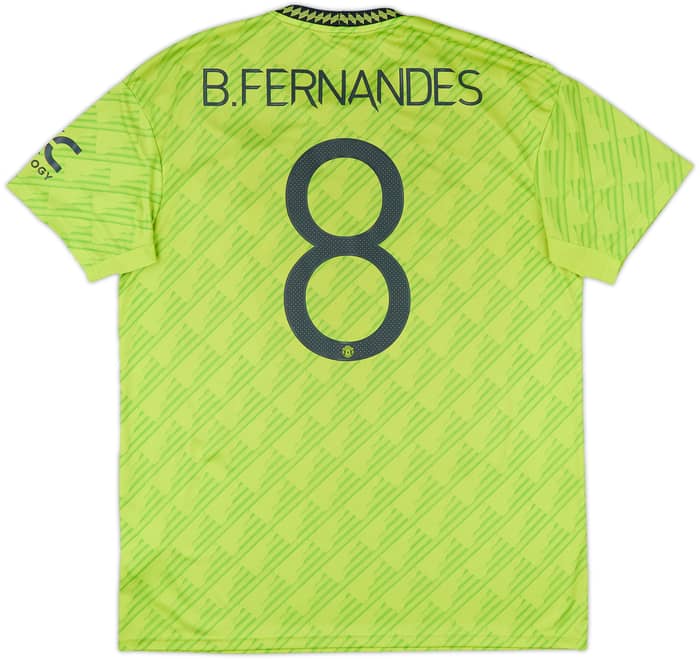 2022-23 Manchester United Third Shirt B.Fernandes #8 - 6/10 - (XL)
