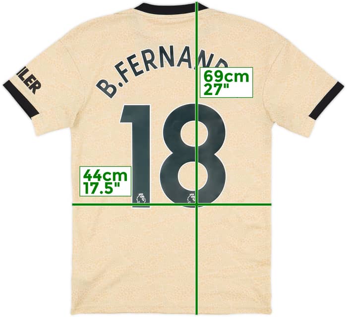 2019-20 Manchester United Away Shirt B.Fernandes #18 - 5/10 - (XS)
