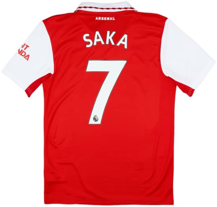 2022-23 Arsenal Home Shirt Saka #7 - 10/10 - (S)