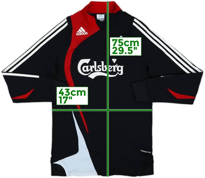 2007-08 Liverpool adidas Formotion Training Top - 8/10 - (M)