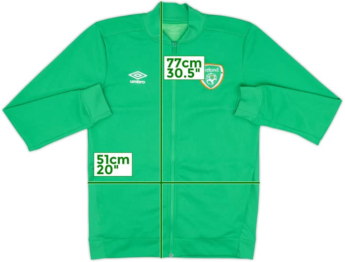 2016-17 Ireland Umbro Track Jacket - 8/10 - (M)