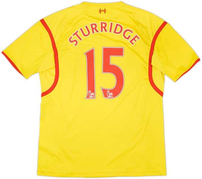 2014-15 Liverpool Away Shirt Sturridge #15 - 6/10 - (XL)