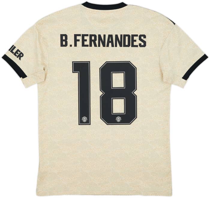 2019-20 Manchester United Away Shirt B.Fernandes #18 - 6/10 - (M)