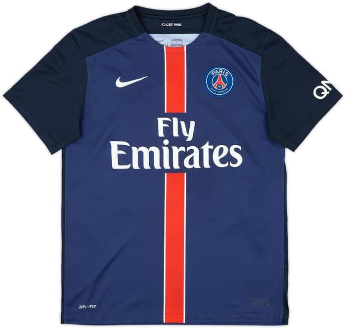 2015-16 Paris Saint-Germain Home Shirt Cavani #9 - 7/10 - (M)