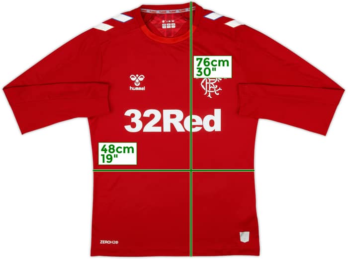 2019-20 Rangers Third L/S Shirt - 9/10 - (M)