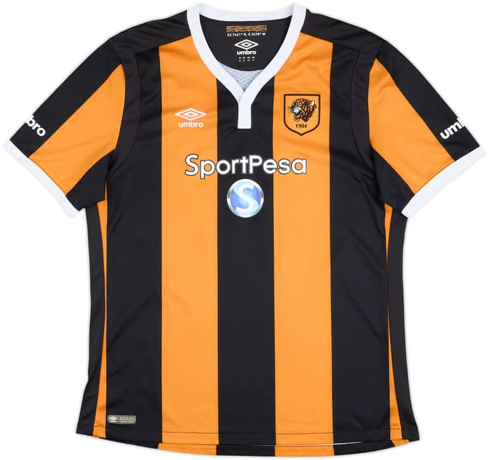 2016-17 Hull City Home Shirt Robertson #3 - 9/10 - (XL)