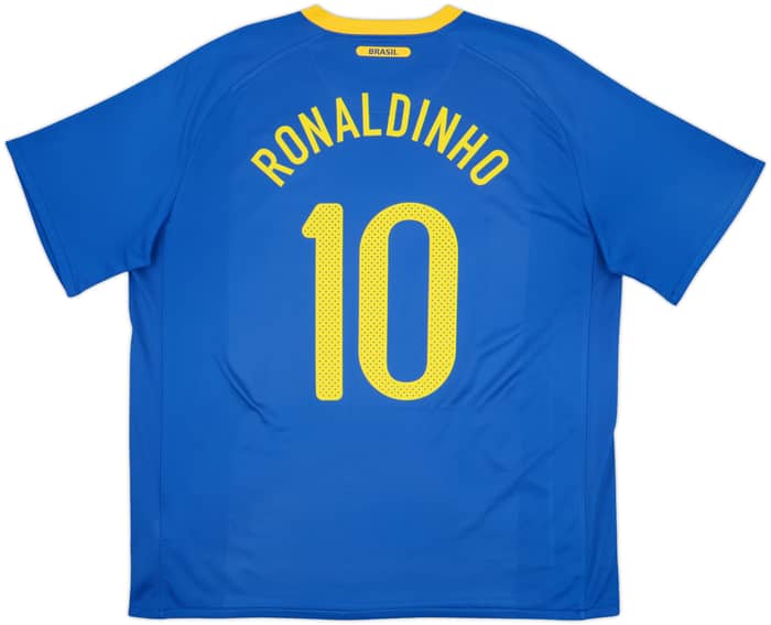 2010-11 Brazil Away Shirt Ronaldinho #10 - 8/10 - (XXL)