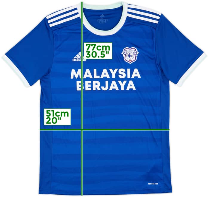2020-21 Cardiff Home Shirt - 9/10 - (M)