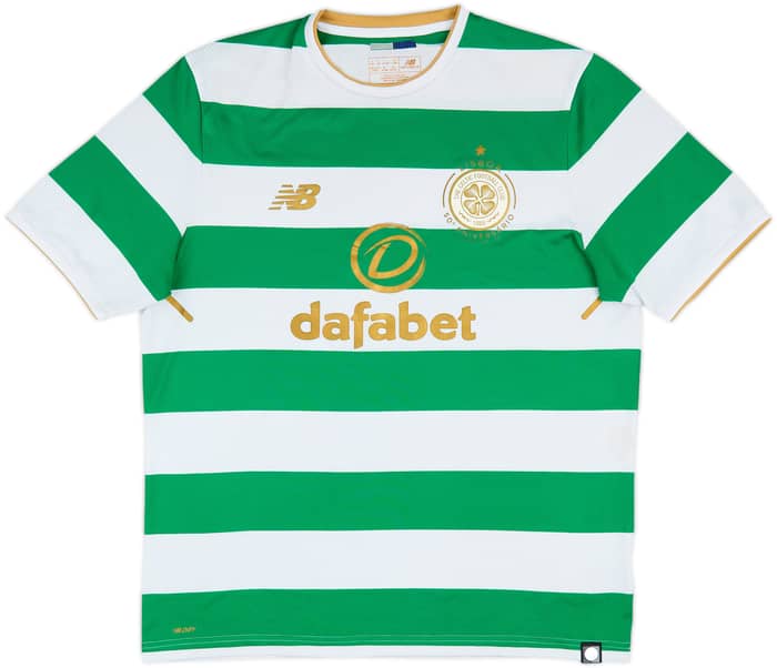 2017-18 Celtic 'Lisbon Lions 50th Anniversary' Home Shirt - 6/10 - (L)