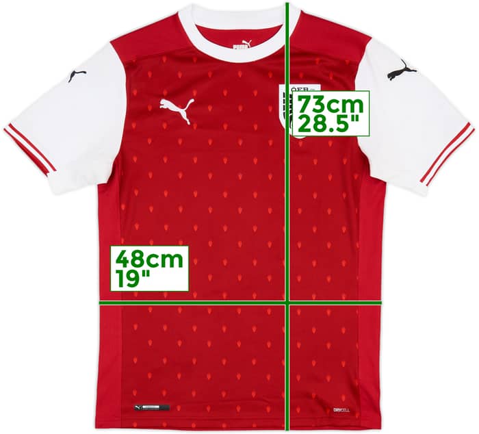 2020-22 Austria Home Shirt - 8/10 - (S)
