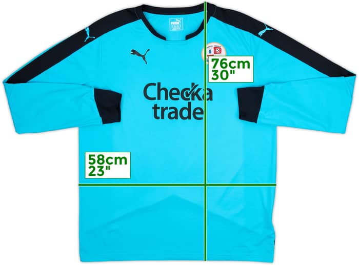 2016-17 Crawley Town GK Shirt - 8/10 - (XL)