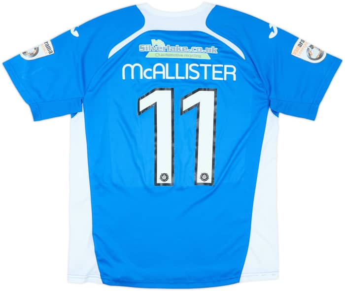 2014-15 Eastleigh Match Issue Home Shirt McAllister #11
