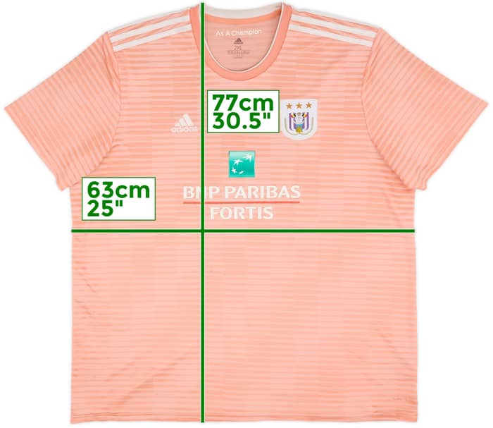 2018-19 Anderlecht Away Shirt - 7/10 - (XXL)