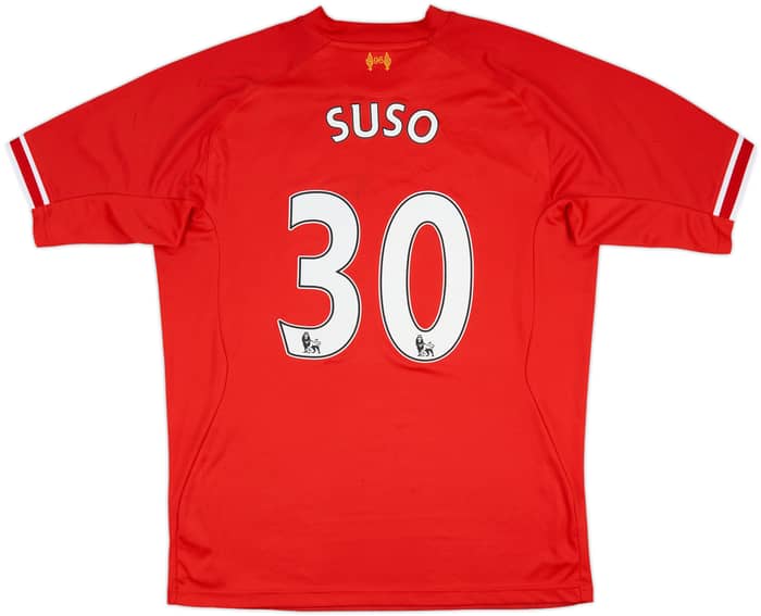 2013-14 Liverpool Home Shirt Suso #30 - 5/10 - (XL)