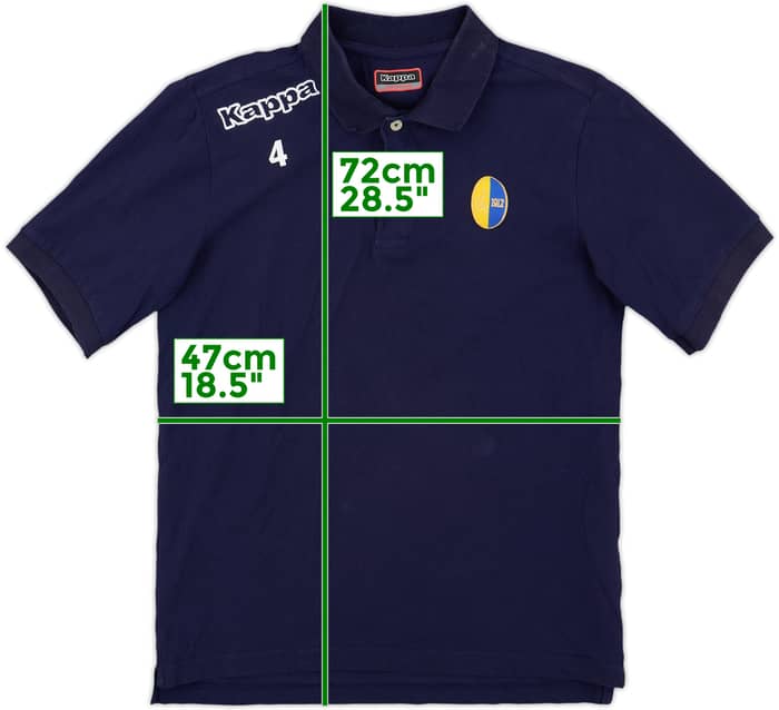 2019-20 Modena Kappa Player Issue Polo Shirt #4 - 9/10 - (M)