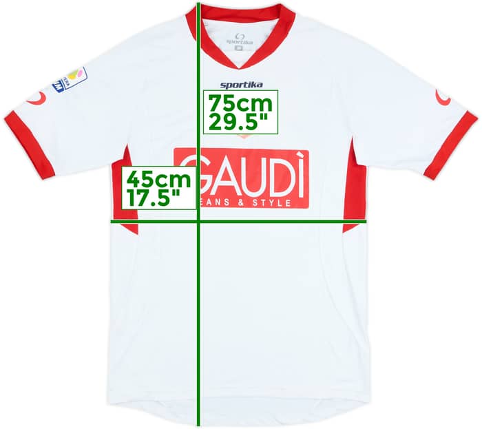 2012-13 Carpi Match Issue Home Shirt #14