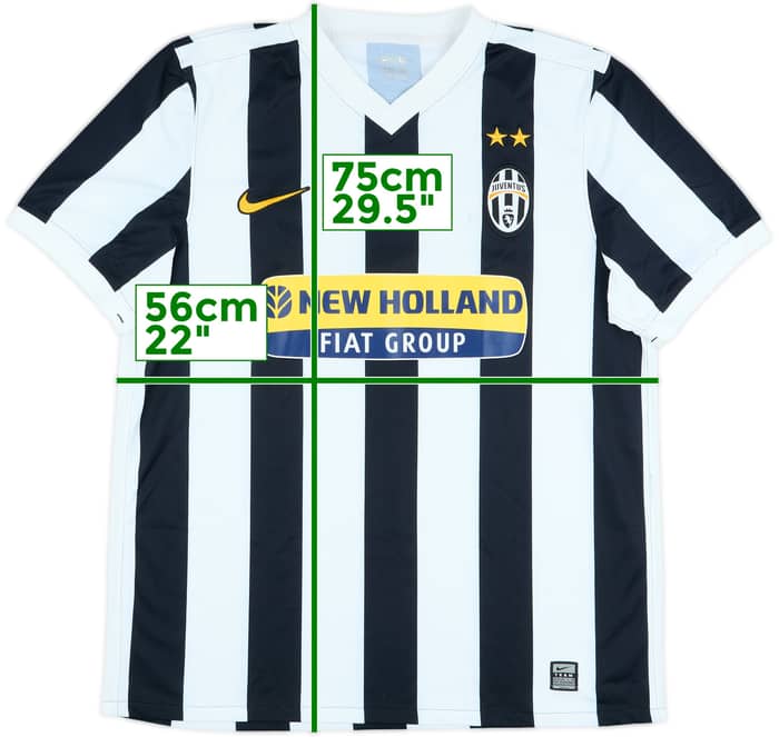 2009-10 Juventus Match Issue Home Shirt #10