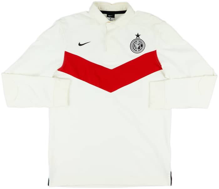 2011-12 Inter Milan Nike Polo L/S Shirt - 7/10 - (L)