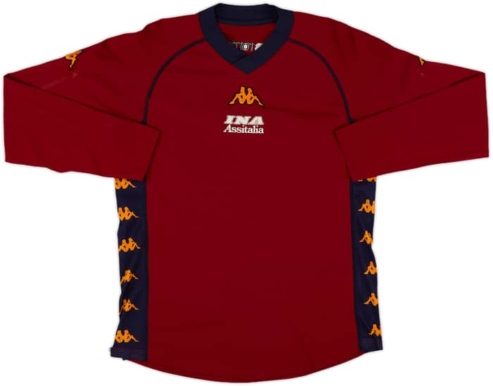 2001-02 Roma Kappa Training L/S Shirt - 6/10 - (S)