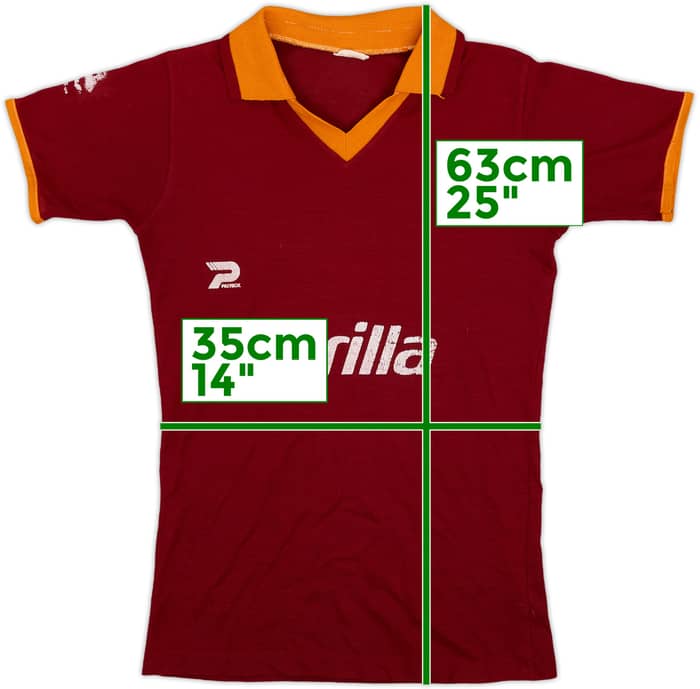 1983-84 Roma Home Shirt #5 - 7/10 - (M.Boys)