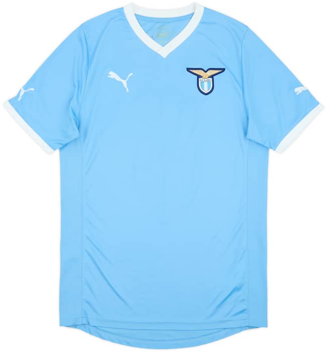 2011-12 Lazio Signed Home Shirt #3 - 4/10 - (S)