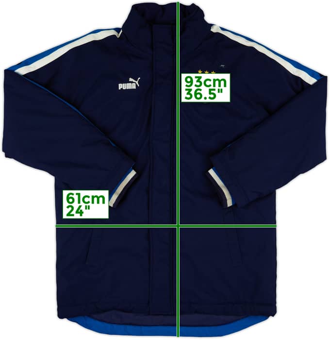2003-04 Italy Puma Padded Bench Coat - 9/10 - (S)