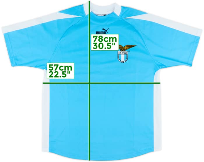 2003-04 Lazio 'Signed' Basic Home Shirt - 10/10 - (M)