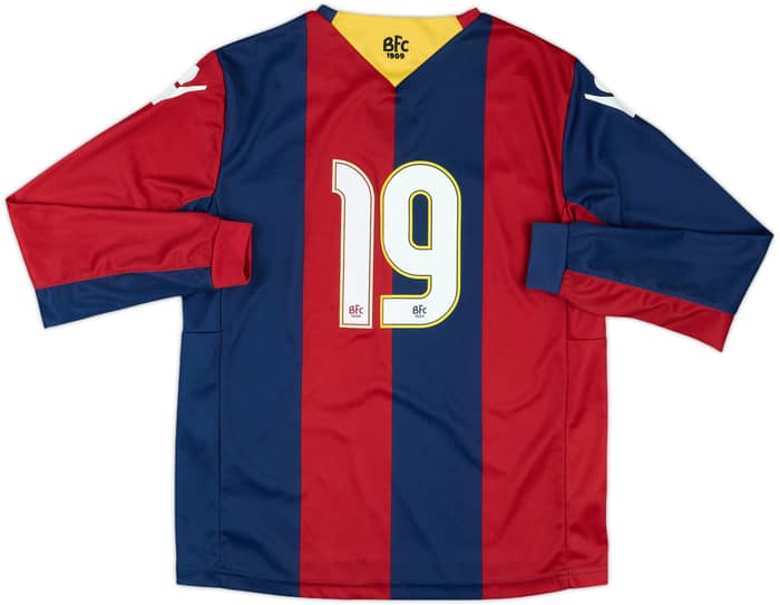 2011-12 2011-12 Bologna Home L/S Shirt #19 - 9/10 - (XS)