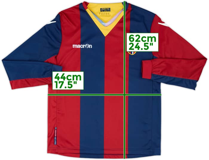 2011-12 2011-12 Bologna Home L/S Shirt #19 - 9/10 - (XS)