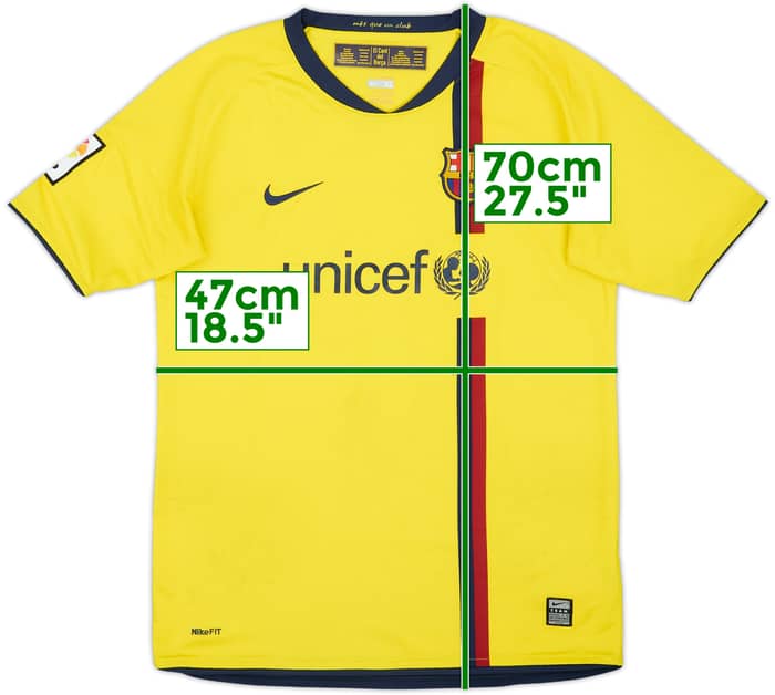 2008-10 Barcelona Away Shirt - 5/10 - (XL.Boys)