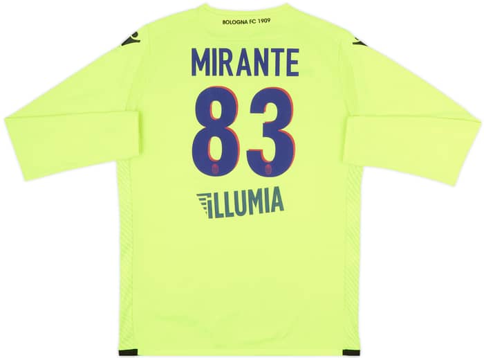 2016-17 Bologna GK Shirt Mirante #83 - 6/10 - (XL.Boys)