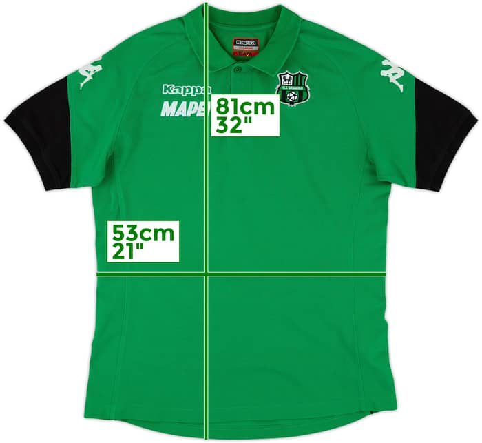 2017-18 Sassuolo Kappa Polo Shirt - 10/10 - (XXL)