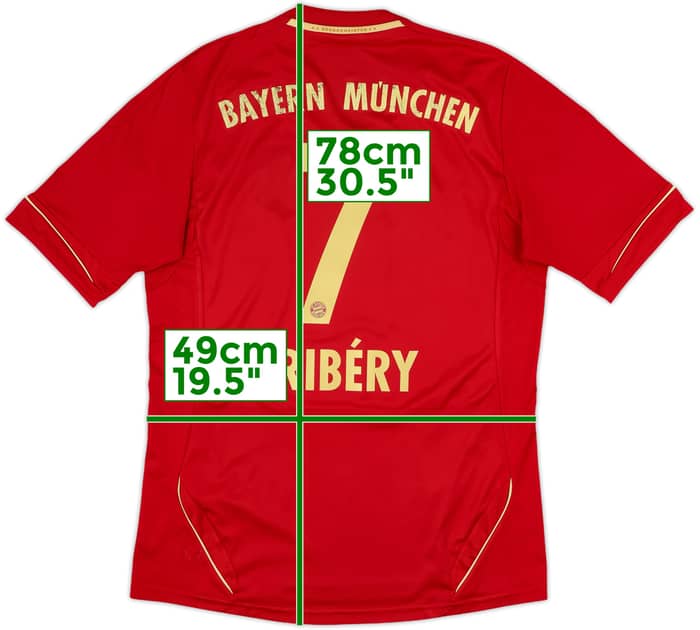 2012-13 Bayern Munich Home Shirt Ribery #7 - 5/10 - (M)