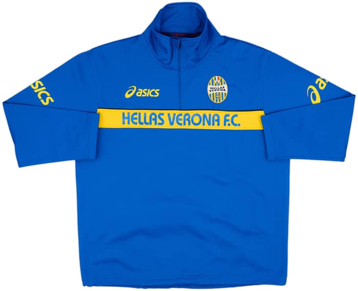 2007-08 Hellas Verona Asics 1/4 Zip Drill Top - 8/10 - (L)