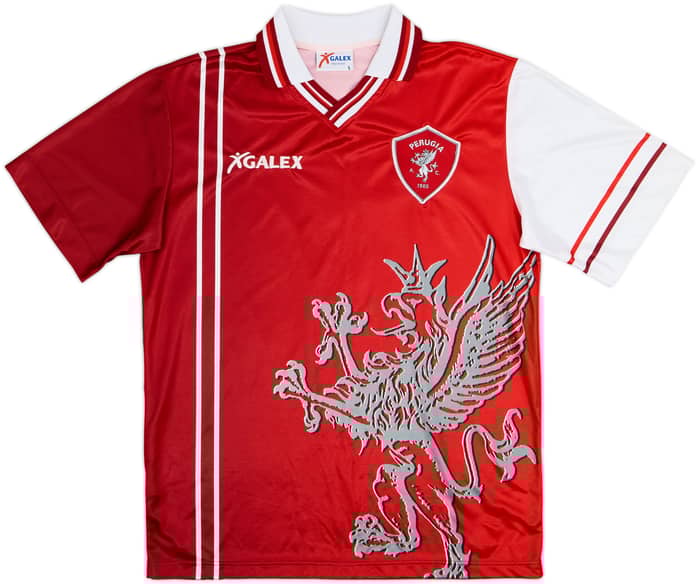1998-99 Perugia Home Shirt Nakata #7 - 8/10 - (L)