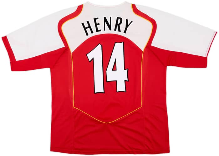 2004-05 Arsenal Home Shirt Henry #14 - 8/10 - (XL)