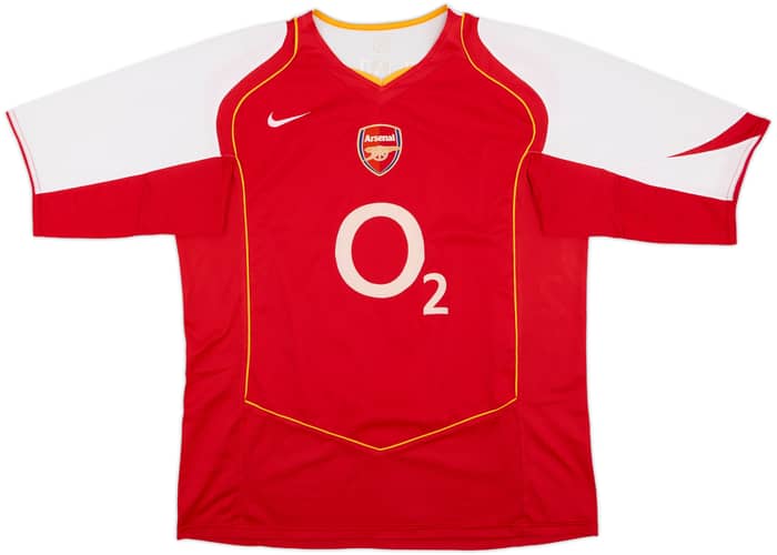 2004-05 Arsenal Home Shirt Henry #14 - 8/10 - (XL)