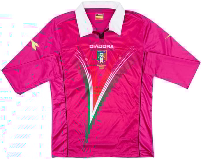 2011-12 Italy Diadora Referee L/S Shirt - 9/10 - (M)