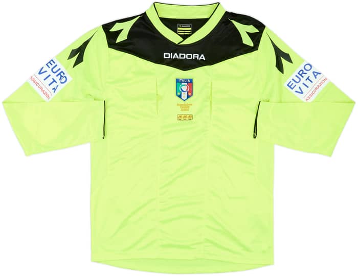 2015-16 Italy Diadora Referee L/S Shirt - 10/10 - (M)