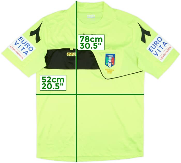 2018-19 Italy Diadora Referee Shirt - 9/10 - (M)