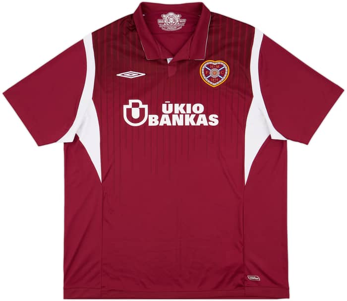 2009-10 Hearts Home Shirt - 9/10 - (XXL)