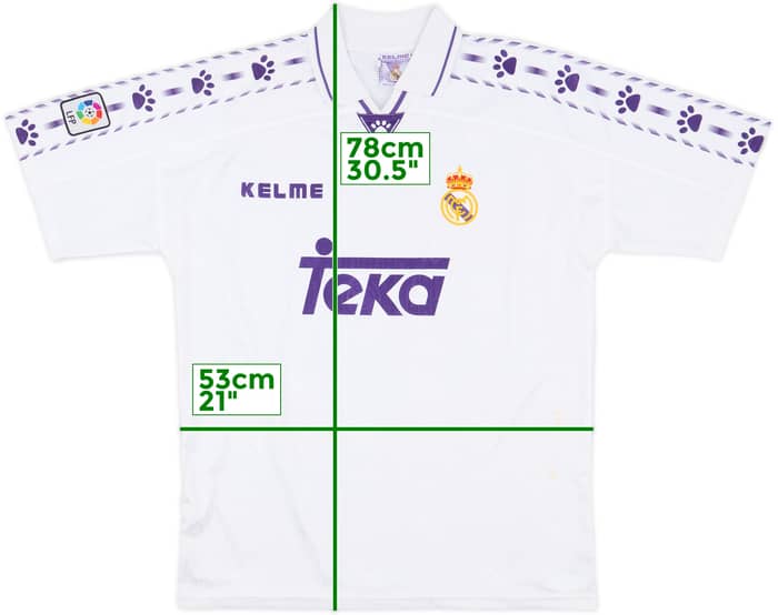1996-97 Real Madrid Home Shirt - 7/10 - (M)