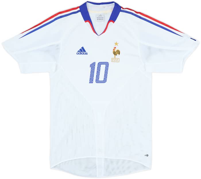 2004-06 France Away Shirt Zidane #10 - 10/10 - (S)