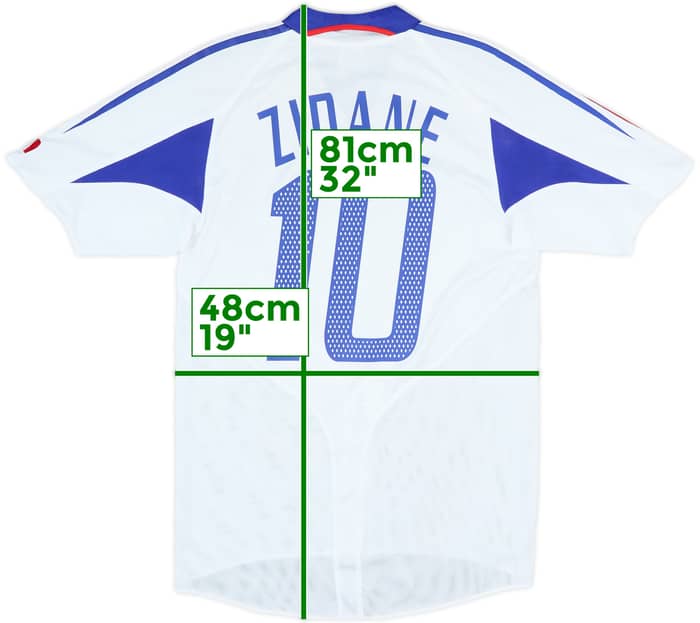2004-06 France Away Shirt Zidane #10 - 10/10 - (S)