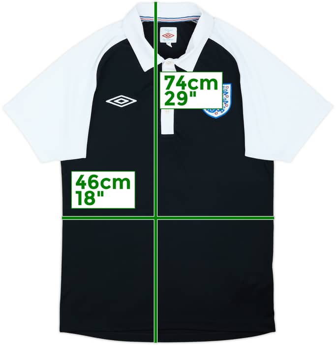 2010-11 England Umbro Polo Shirt - 9/10 - (S)