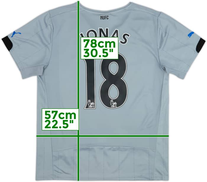 2014-15 Newcastle Away Shirt Jonas #18 - 8/10 - (M)