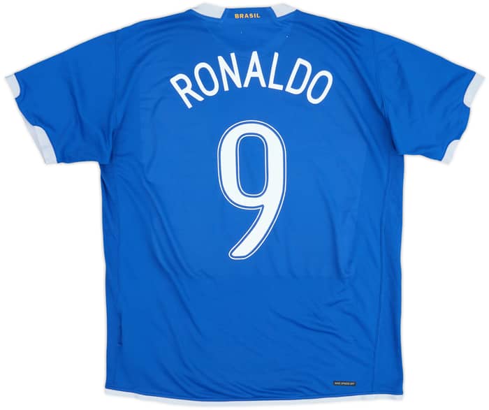 2006-07 Brazil Away Shirt Ronaldo #9 - 6/10 - (L)